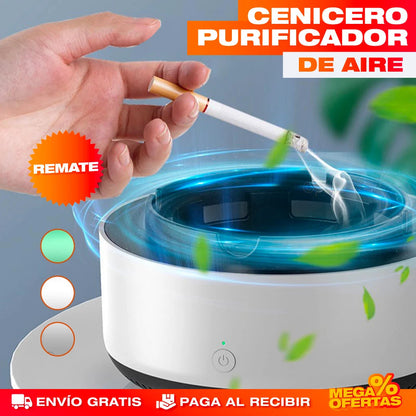Cenicero Eléctrico Purificador de Aire